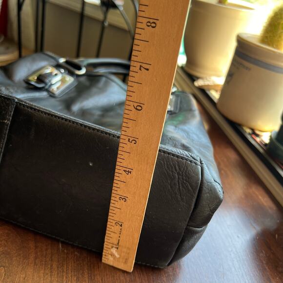 Vintage Pelle Studio Handbag Black Leather Wilsons - Picture 14 of 16